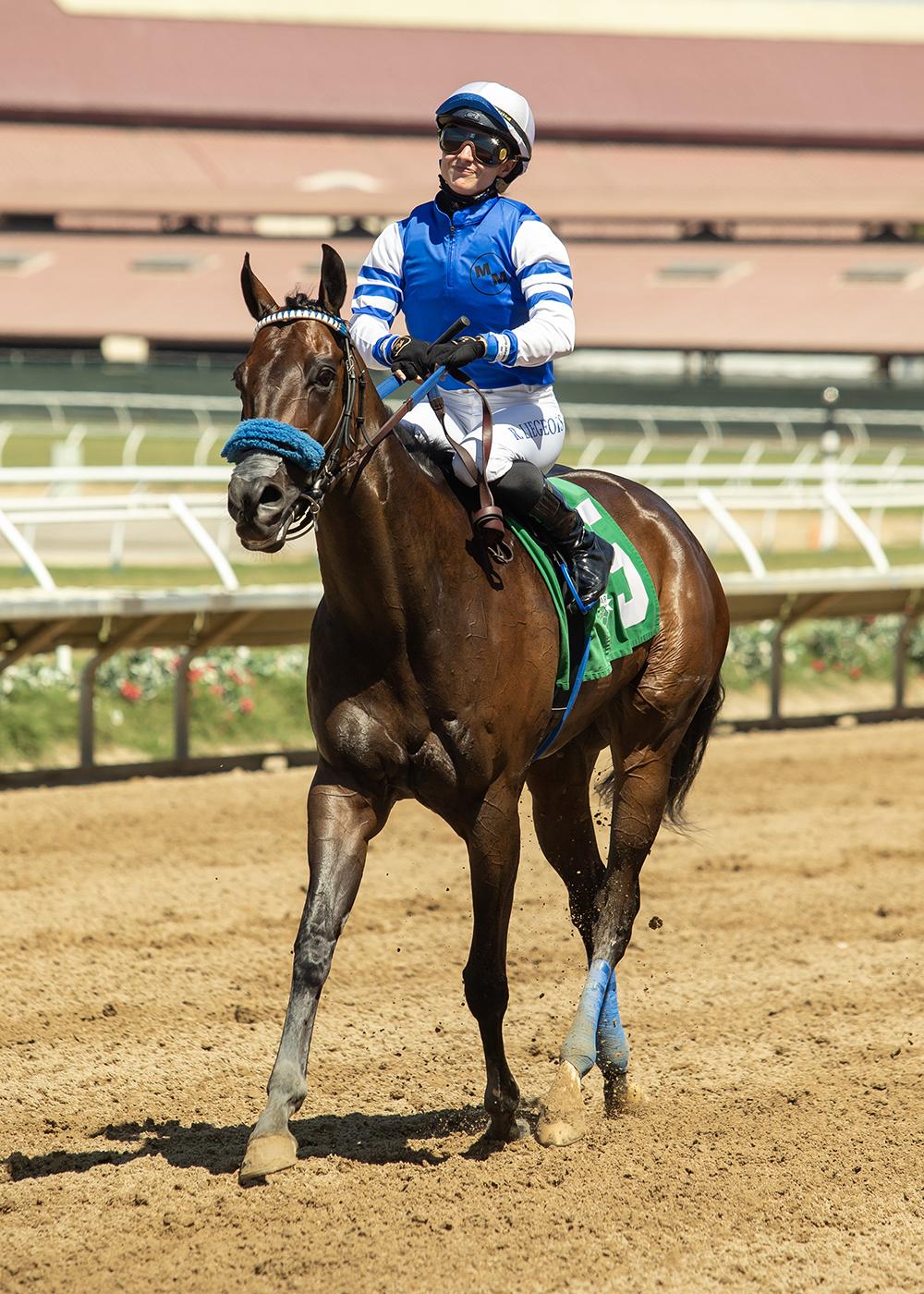 Roxane Liegeois, Dubai, France, Southern California, Del Mar, horse racing, America's Best Racing, ABR